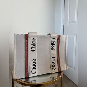 Chloe Woody Medium Tote